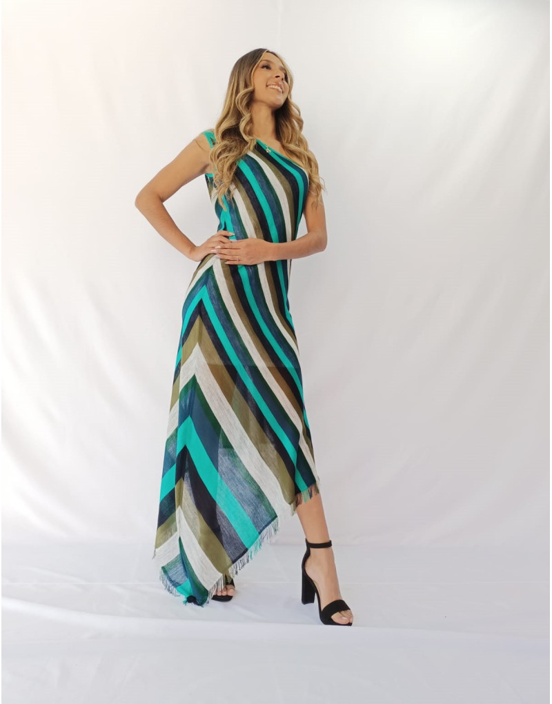 Vestido Daniela Tono Verde