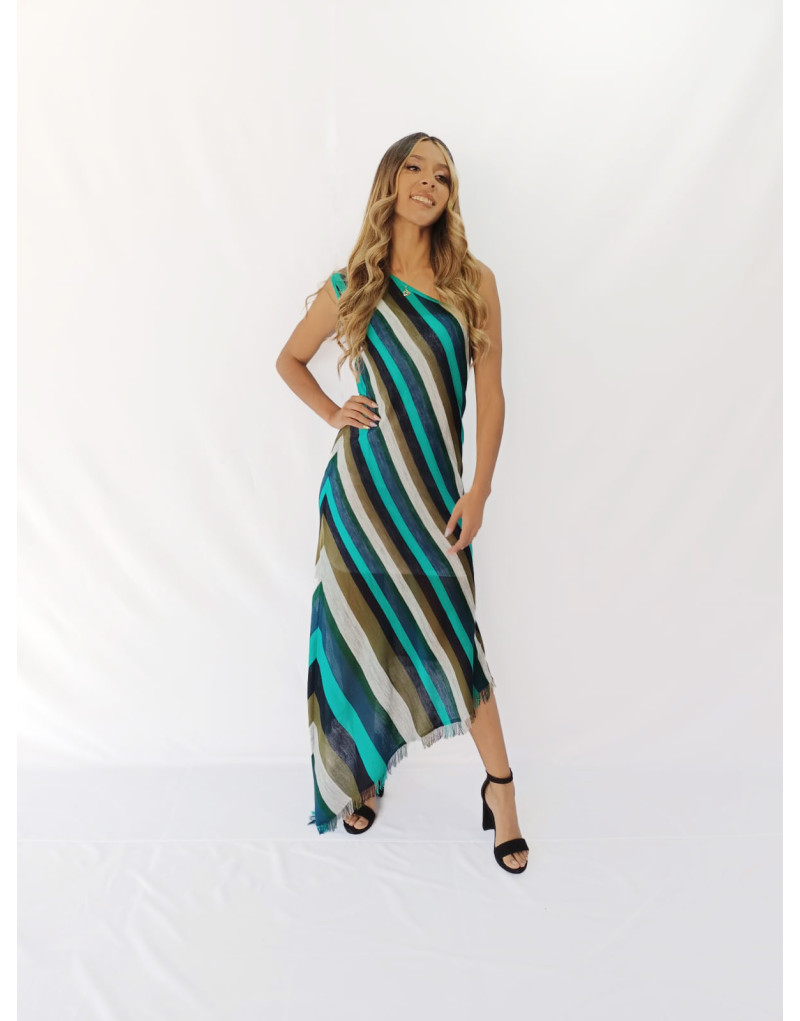 Vestido Daniela Tono Verde